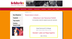 Desktop Screenshot of fehltritt.ch